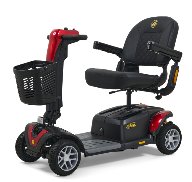 Golden Technologies Buzzaround LX 4-Wheel GB149 Mobility Scooter in Red