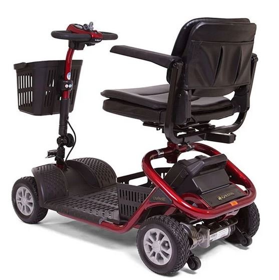 LiteRider 4-Wheel Red back side view thumbnail